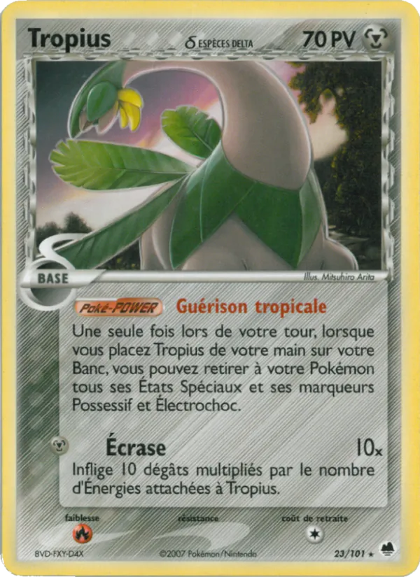 Tropius δ EX Île des Dragons 23/101