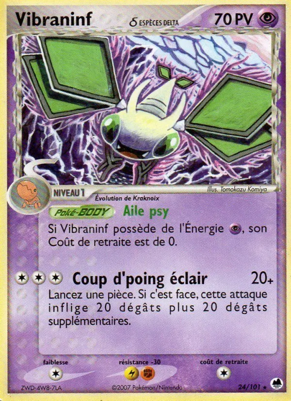 Vibraninf δ EX Île des Dragons 24/101