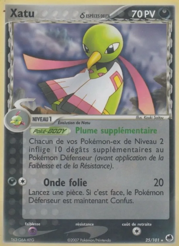 Xatu δ EX Île des Dragons 25/101