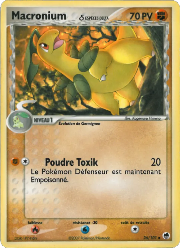 Macronium δ EX Île des Dragons 26/101