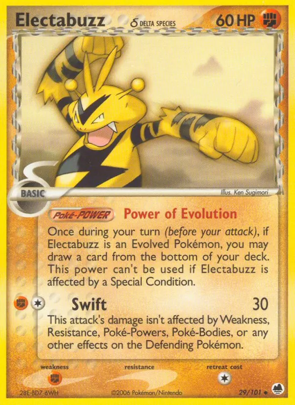Electabuzz δ Dragon Frontiers 29/101