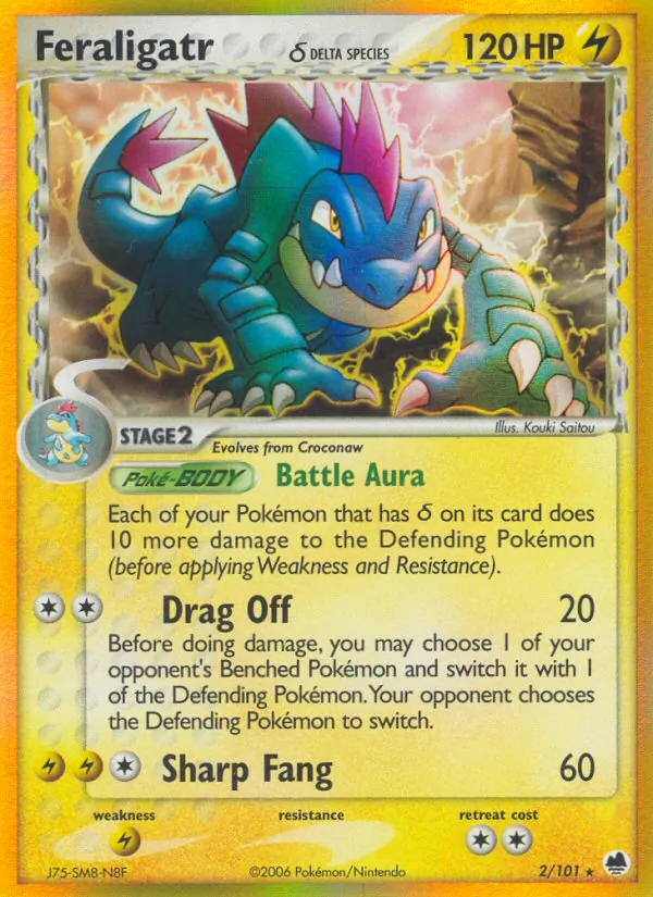 Feraligatr δ Dragon Frontiers 2/101