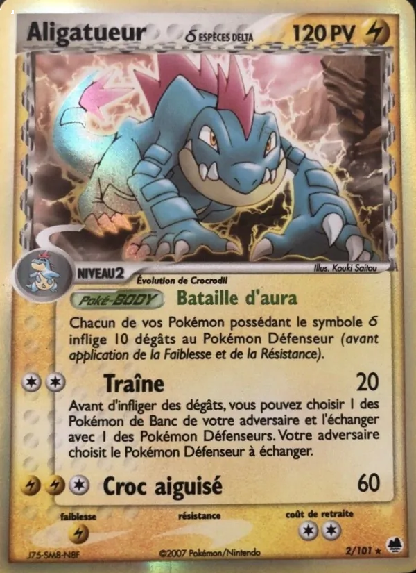 Aligatueur δ EX Île des Dragons 2/101