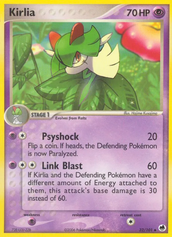Kirlia Dragon Frontiers 32/101