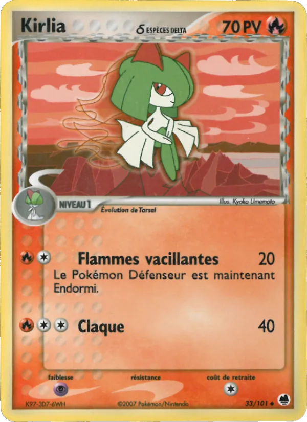 Kirlia δ EX Île des Dragons 33/101