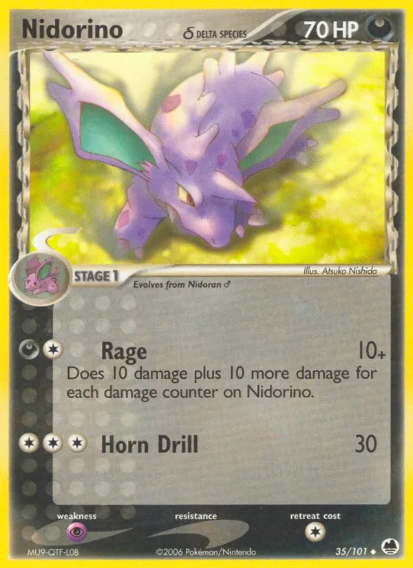 Nidorino δ EX L'Isola dei Draghi 35/101