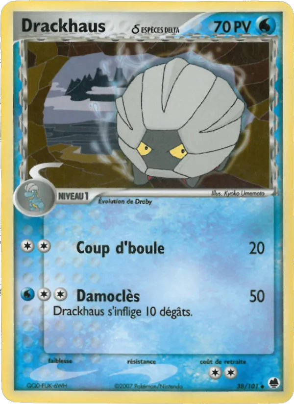 Drackhaus δ EX Île des Dragons 38/101