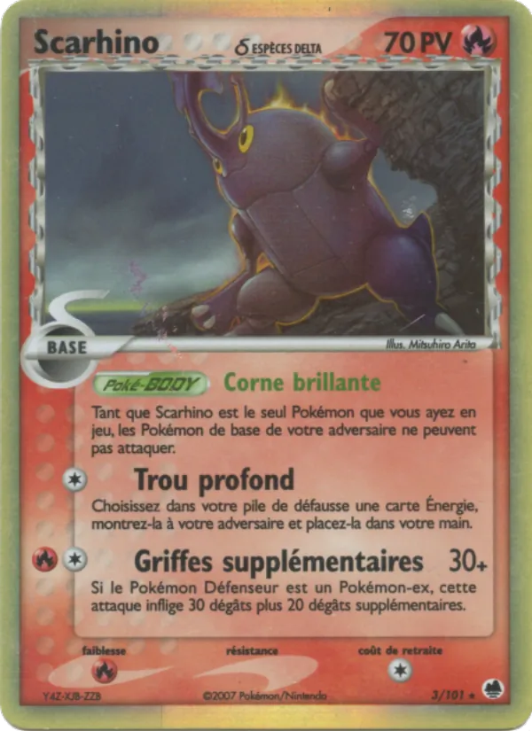 Scarhino δ EX Île des Dragons 3/101