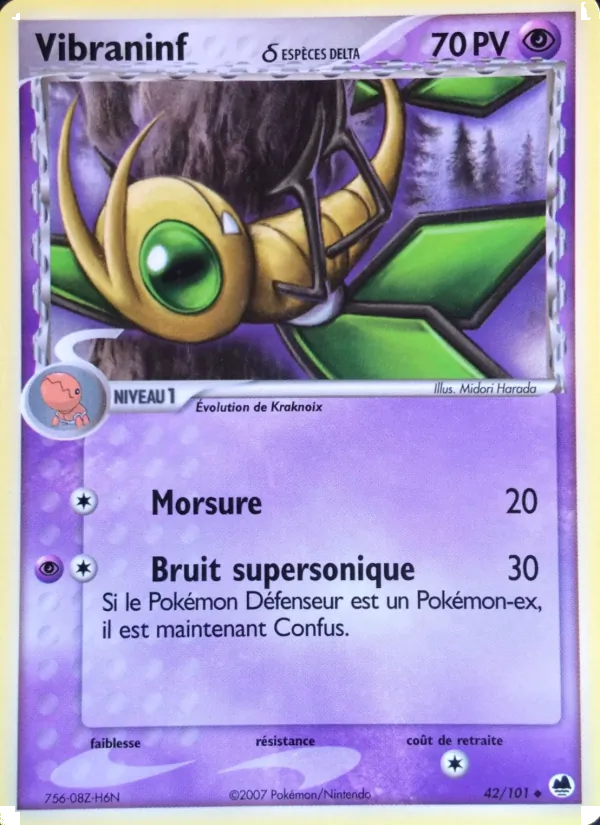 Vibraninf δ EX Île des Dragons 42/101