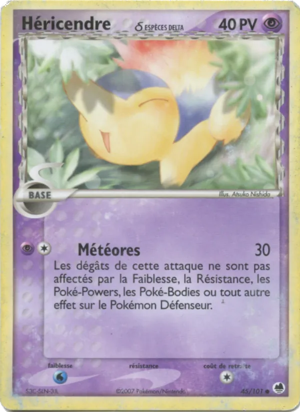 Héricendre δ EX Île des Dragons 45/101