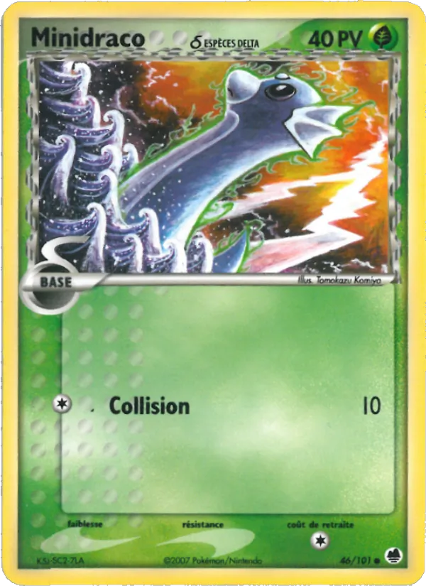 Minidraco δ EX Île des Dragons 46/101