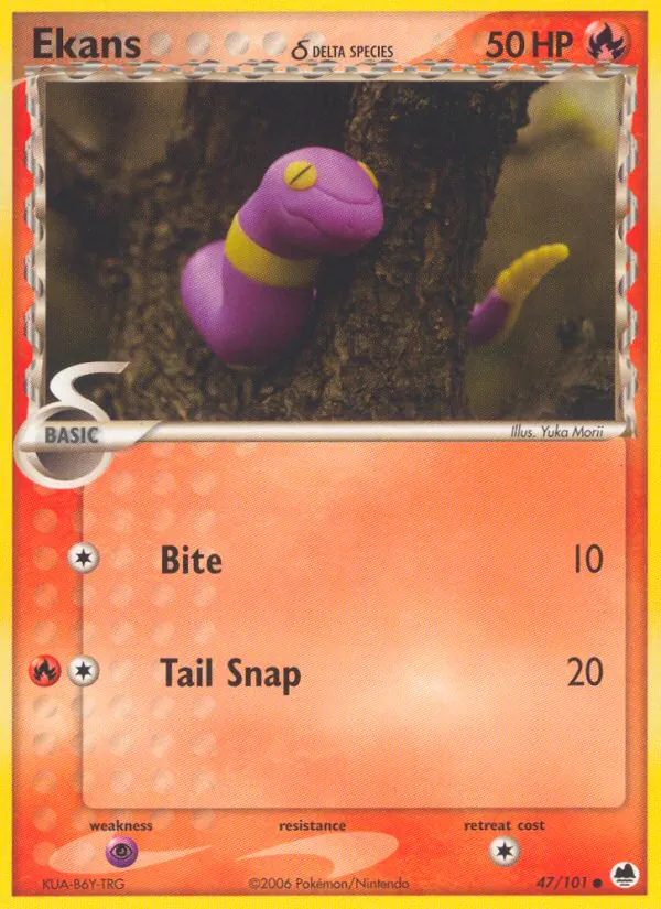 Ekans δ EX L'Isola dei Draghi 47/101