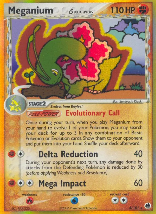Meganium δ Dragon Frontiers 4/101