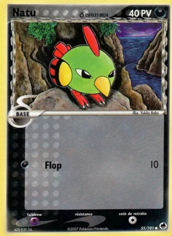 Natu δ EX Île des Dragons 55/101