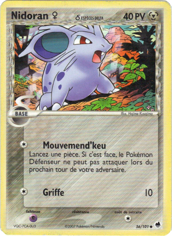 Nidoran ♀ δ EX Île des Dragons 56/101