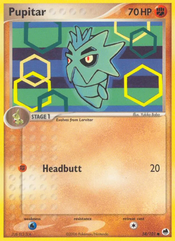 Pupitar Dragon Frontiers 58/101