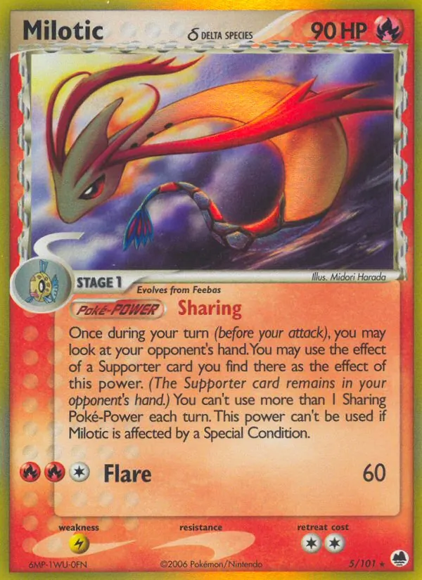 Milotic δ EX L'Isola dei Draghi 5/101