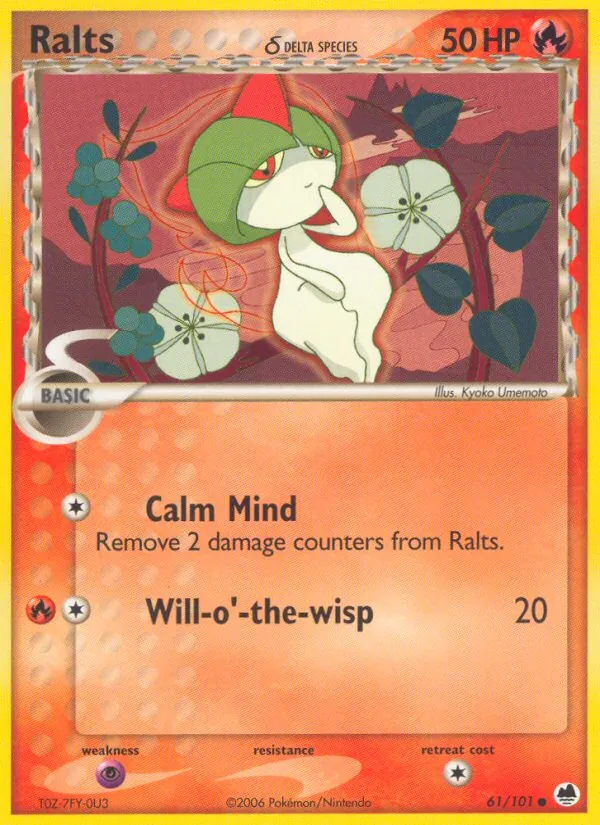 Ralts δ Dragon Frontiers 61/101