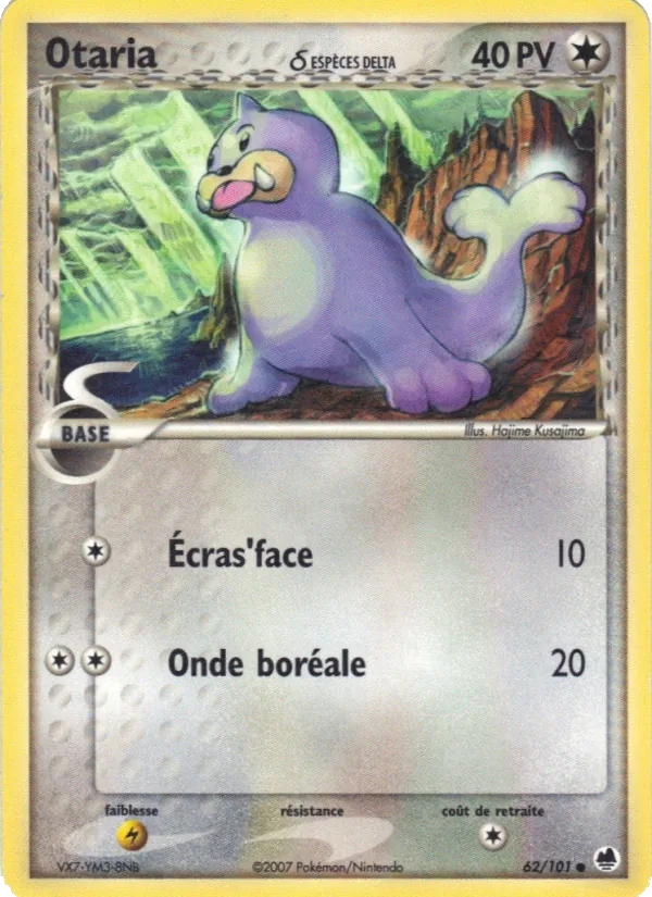 Otaria δ EX Île des Dragons 62/101
