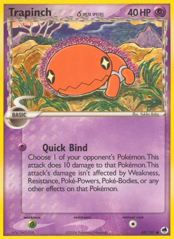 Trapinch δ Dragon Frontiers 69/101
