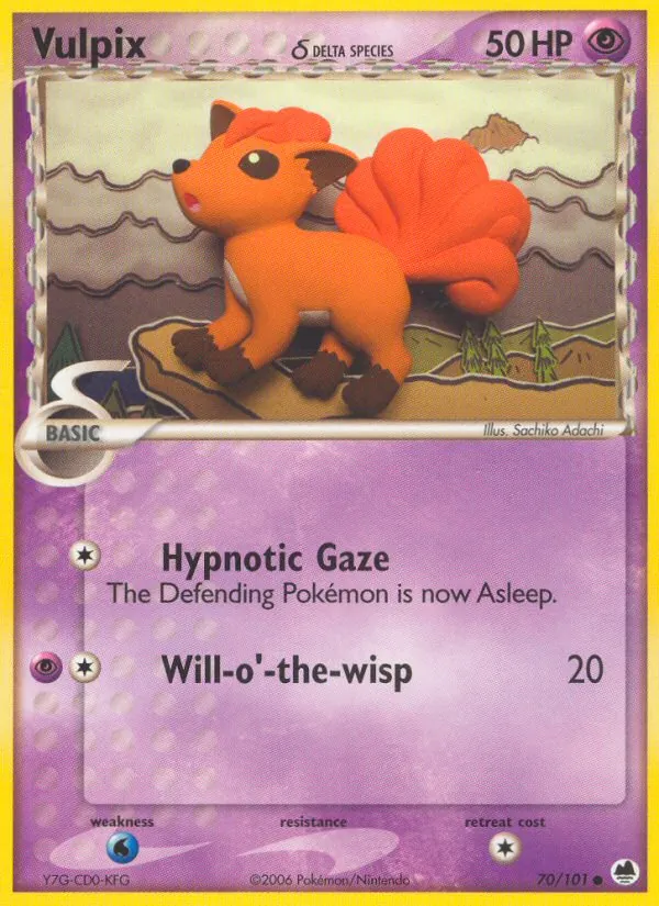 Vulpix δ EX L'Isola dei Draghi 70/101