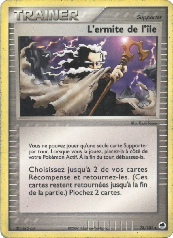L'ermite de l'île EX Île des Dragons 76/101