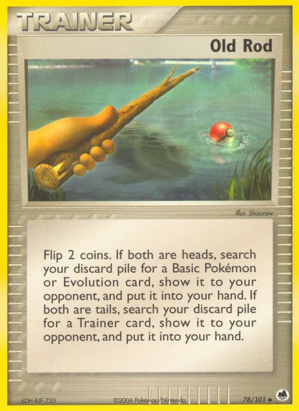 Old Rod Dragon Frontiers 78/101