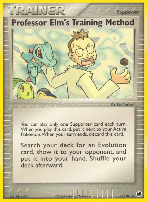 Professor Elm's Training Method Dragon Frontiers 79/101
