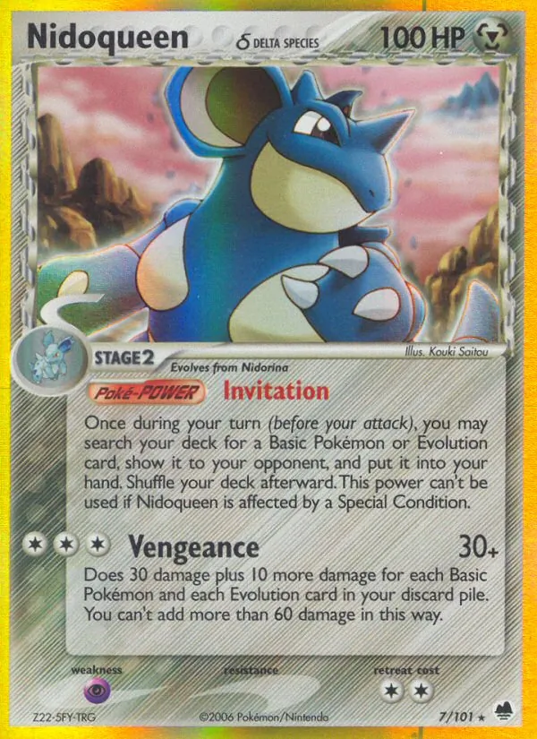 Nidoqueen δ Dragon Frontiers 7/101