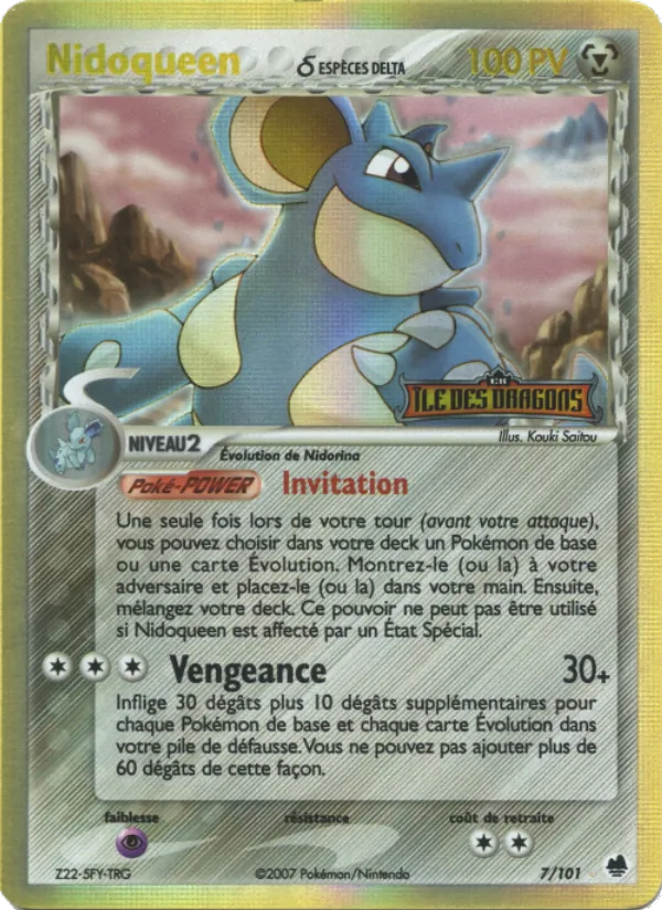 Nidoqueen δ EX Île des Dragons 7/101