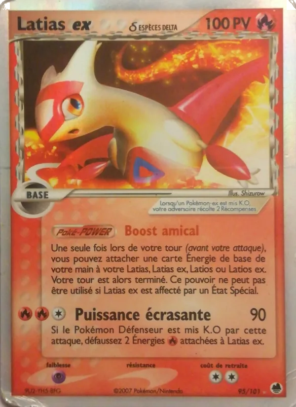 Latias ex δ EX Île des Dragons 95/101
