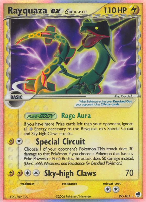 Rayquaza ex δ Dragon Frontiers 97/101