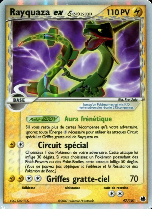 Rayquaza ex δ EX Île des Dragons 97/101