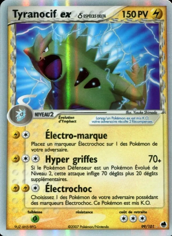 Tyranocif ex δ EX Île des Dragons 99/101