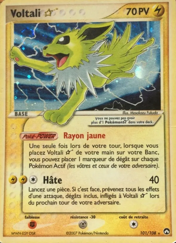 Voltali ☆ EX Gardiens du Pouvoir 101/108