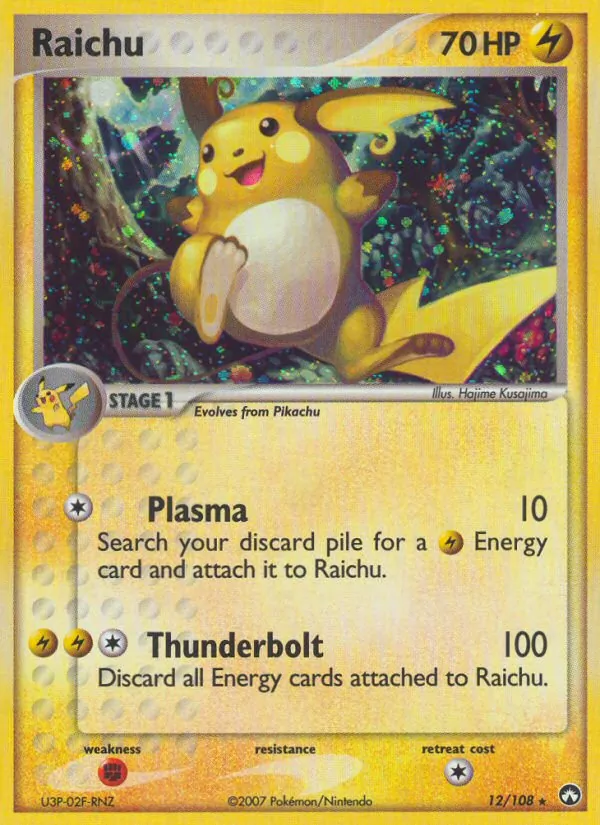 Raichu Power Keepers 12/108