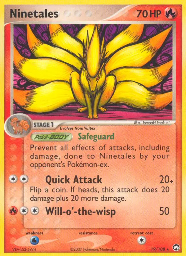 Ninetales Power Keepers 19/108