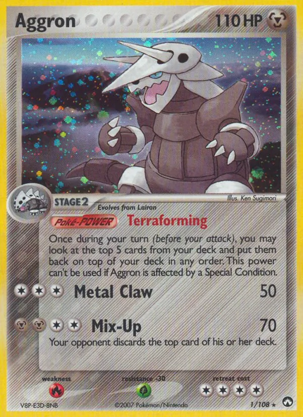 Aggron Power Keepers 1/108