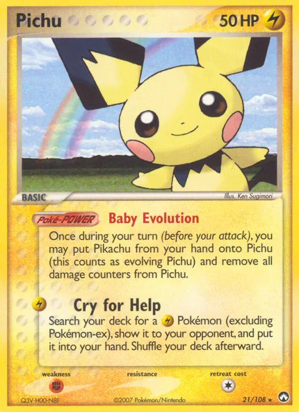 Pichu EX Power Keepers 21/108
