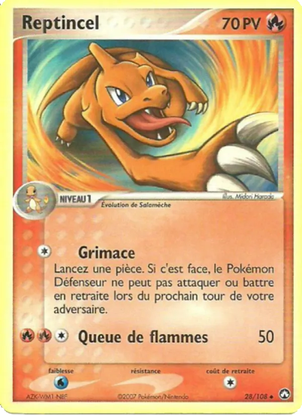Reptincel EX Gardiens du Pouvoir 28/108