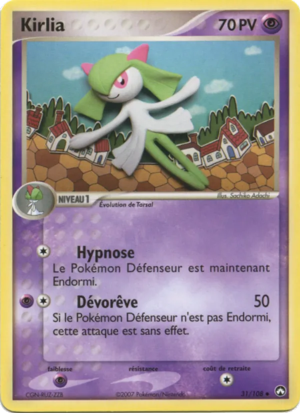 Kirlia EX Gardiens du Pouvoir 31/108