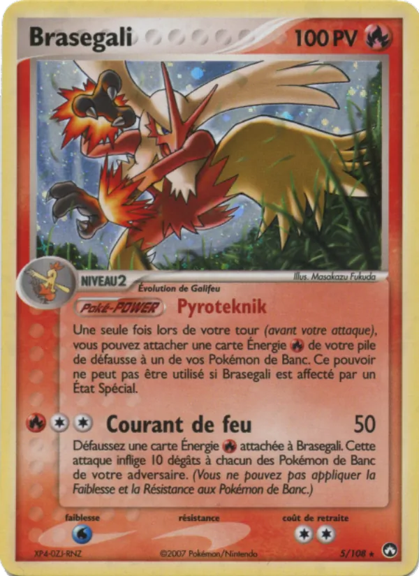 Braségali EX Gardiens du Pouvoir 5/108