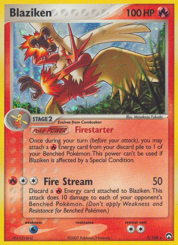 Blaziken Power Keepers 5/108