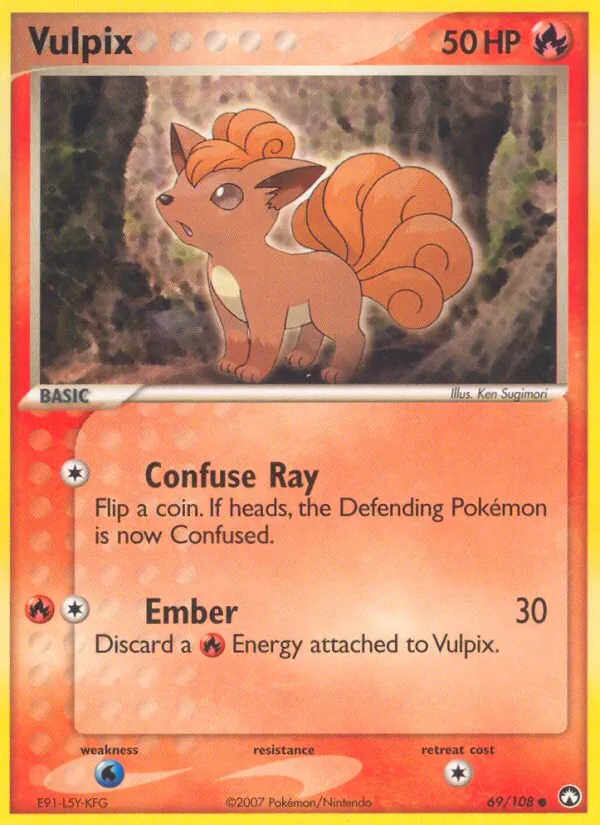 Vulpix Power Keepers 69/108