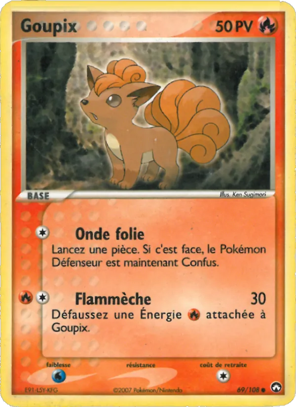 Goupix EX Gardiens du Pouvoir 69/108