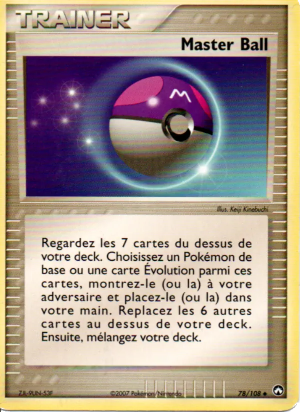 Master Ball EX Gardiens du Pouvoir 78/108