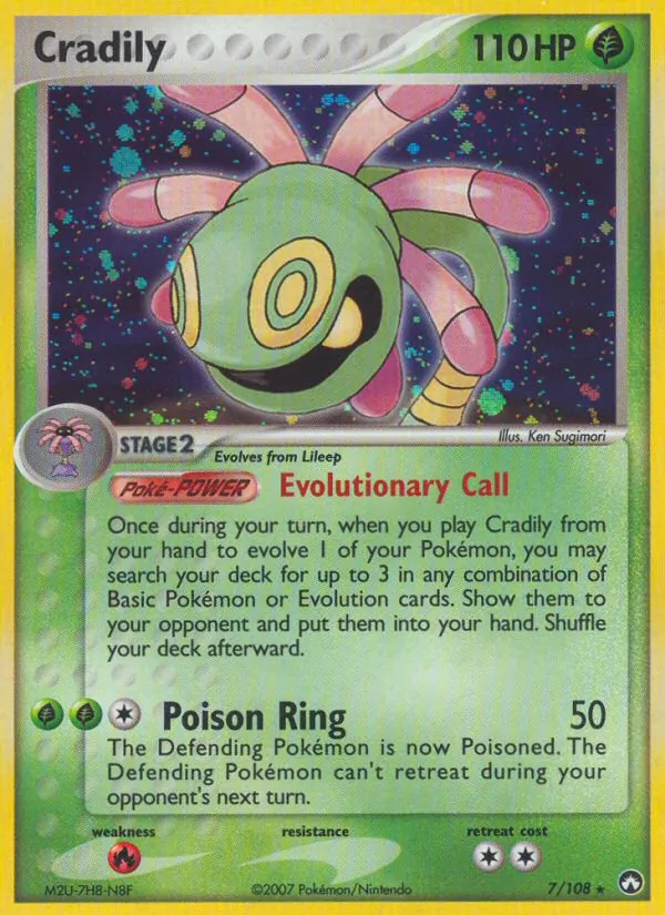 Cradily Power Keepers 7/108