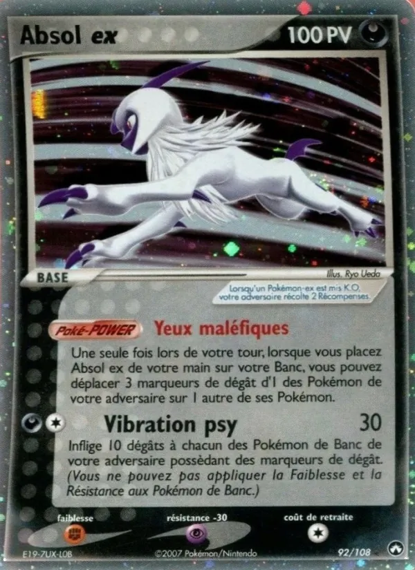 Absol ex EX Gardiens du Pouvoir 92/108