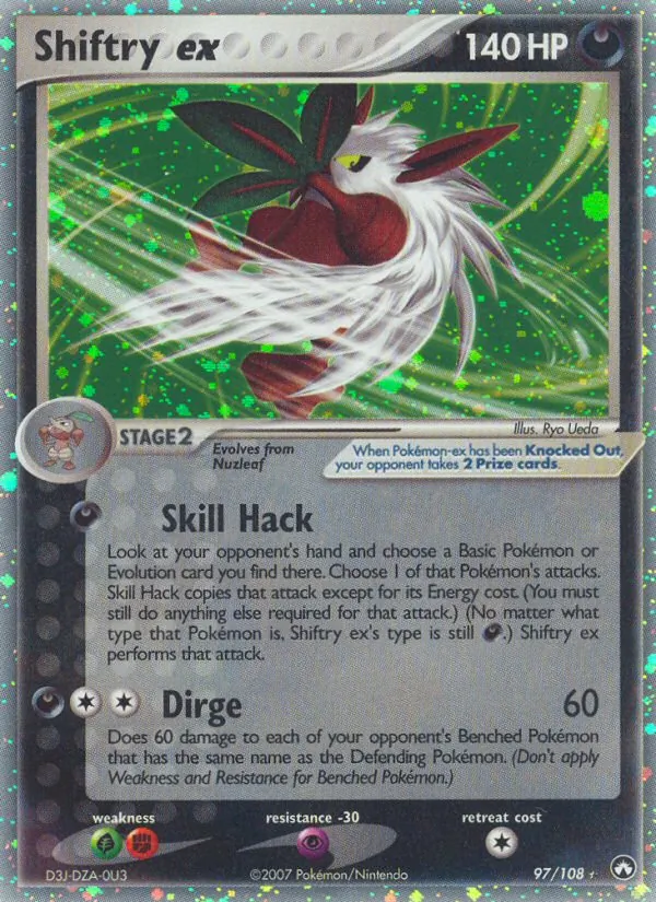 Shiftry ex Power Keepers 97/108
