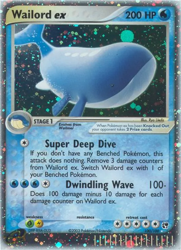 Wailord ex Sandstorm 100/100
